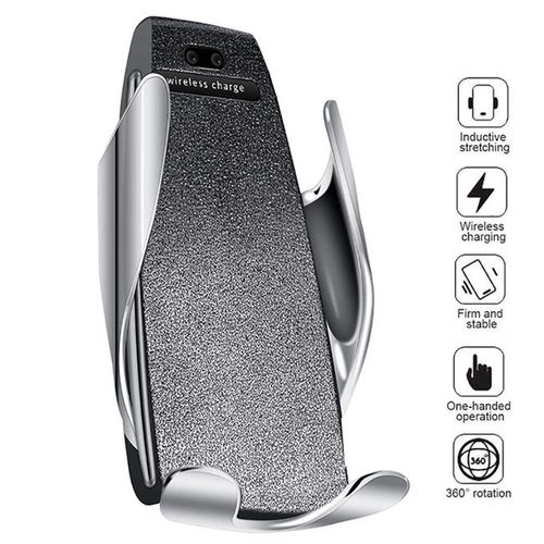 Chargeur S5 sans Fil De Voiture Intelligent, Capteur Infrarouge et Rotation 360°