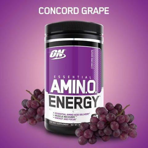 Optimum Nutrition Amino Energy / BCAA usa - 270g - concorde Grape certifie